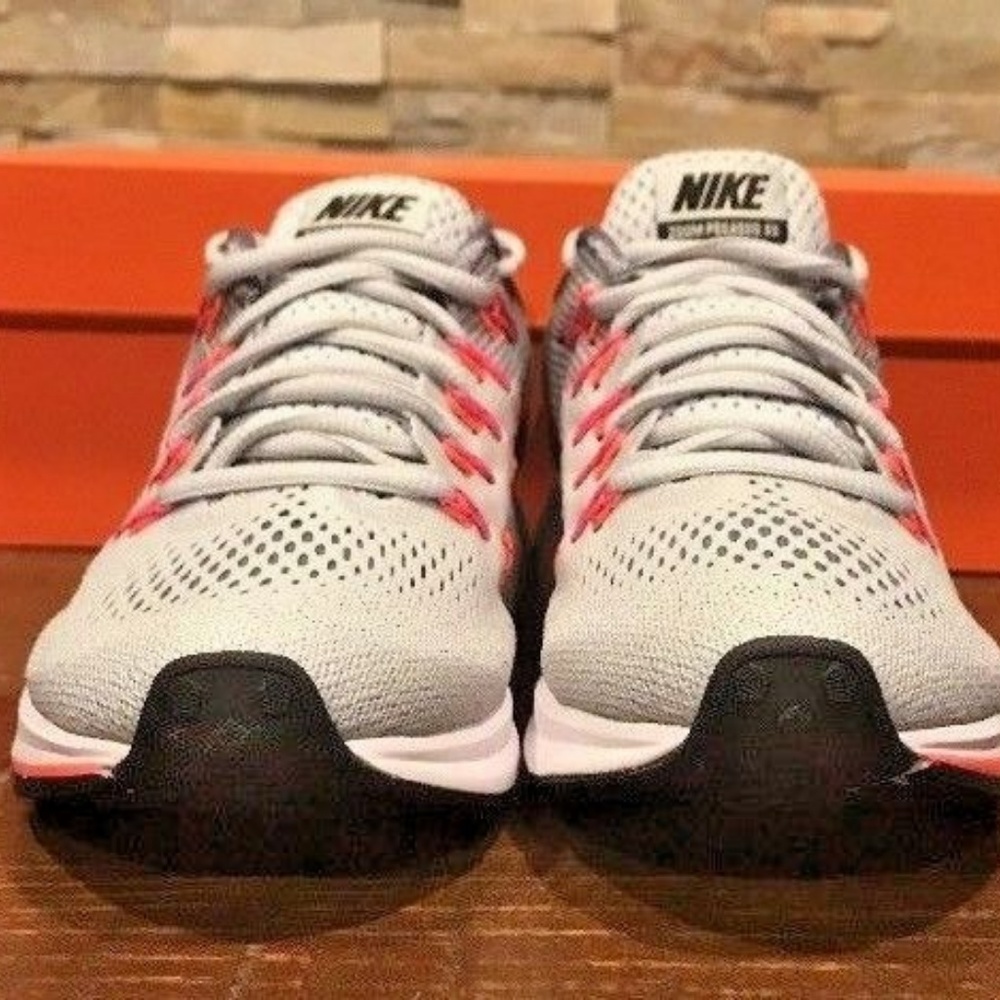 Nike Air Zoom Pegasus 33 Grey/Pink Womens Running - Picture 4 of 6